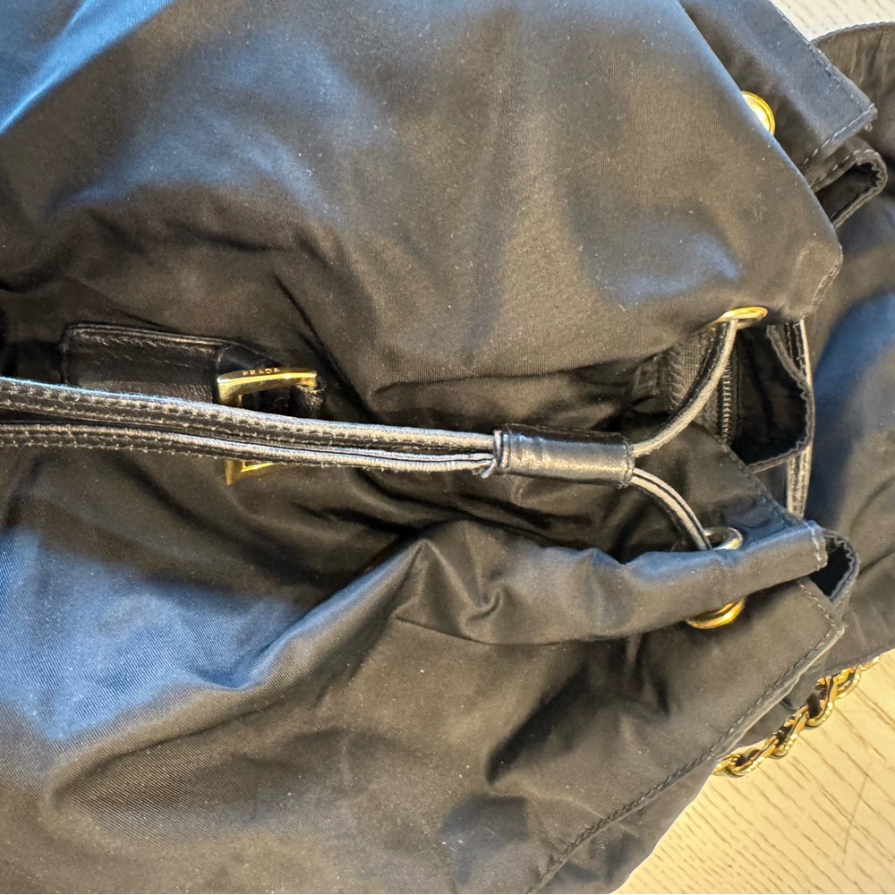 Prada Black Tessuto Nylon Backpack - Picture 9 of 14